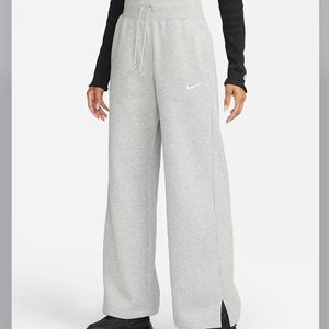Nike high waisted wide leg sweatpants